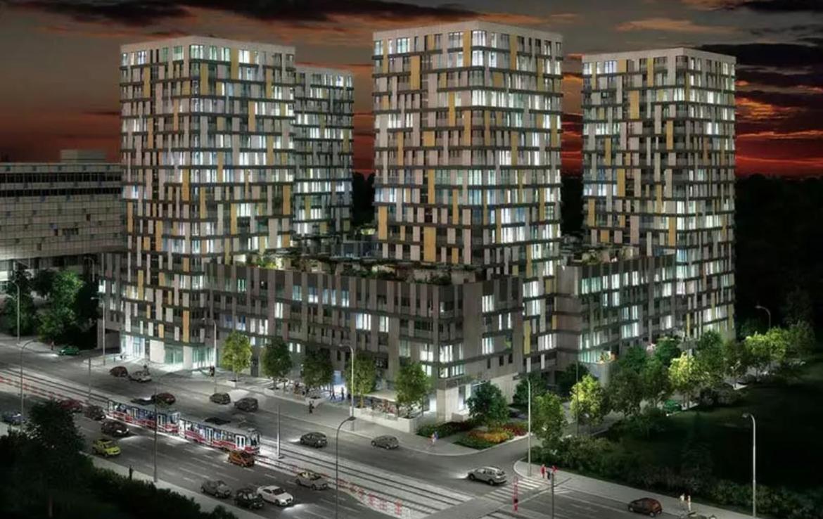 Residence Garden Tower - 8 Min Do Centra, Garaz Prague Luaran gambar